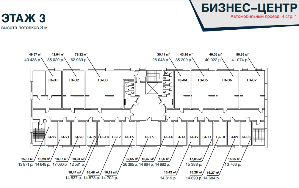 Высота потолка в выставочном зале